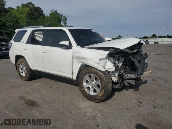 2021 Toyota 4Runner SR5 with VIN JTEMU5JR9M5895976, listed as a Copart auction lot 54110465 with 98,469 mi miles and Salvage title. Bid and sale history available at DreamBid. Image 4.