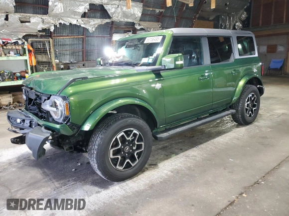 2023 Ford Bronco z VIN 1FMDE5BH3PLB47307, wystawiony jako Copart lot #56156495 z przebiegiem 16 178 mil mil oraz Szkody całkowita. Historia ofert i sprzedaży dostępna na DreamBid. Obrazek 1.