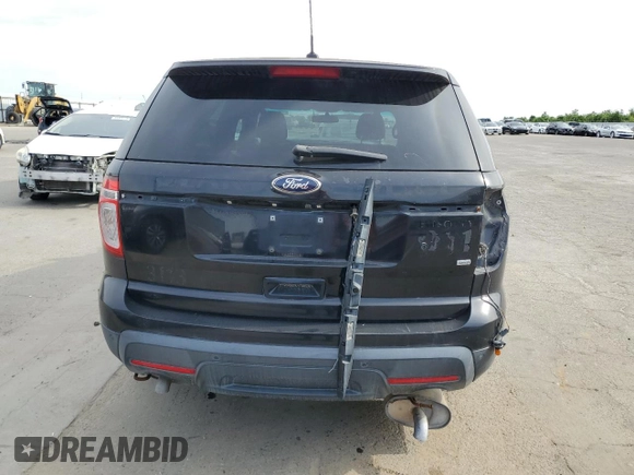 2015 Ford Utility Police Interceptor with VIN 1FM5K8AR1FGC52296, listed as a Copart auction lot 55185565 with 84,970 mi miles and Clean Title. Bid and sale history available at carsss.com. Image 6.