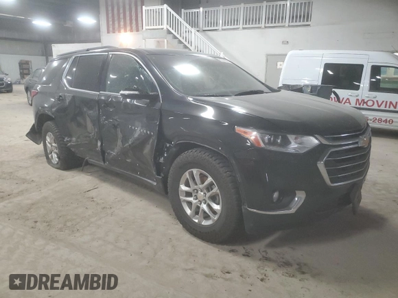 2020 Chevrolet Traverse LT Cloth with VIN 1GNEVMKW7LJ195939, listed as a Copart auction lot 81751854 with 122,556 mi miles and Salvage Title. Bid and sale history available at carsss.com. Image 4.