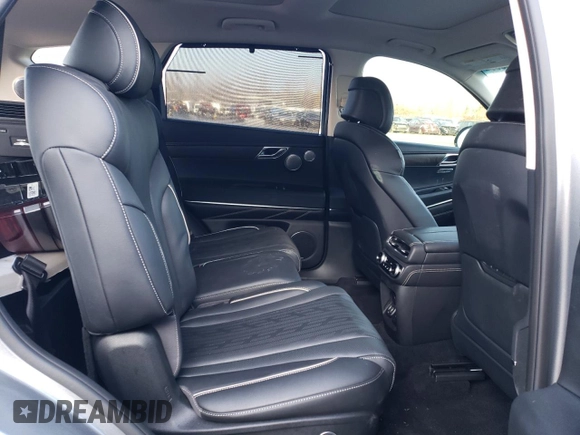2023 Genesis GV80 with VIN KMUHCESC9PU107157, listed as a Copart auction lot 42592585 with 11,396 mi miles and Salvage title. Bid and sale history available at DreamBid. Image 10.