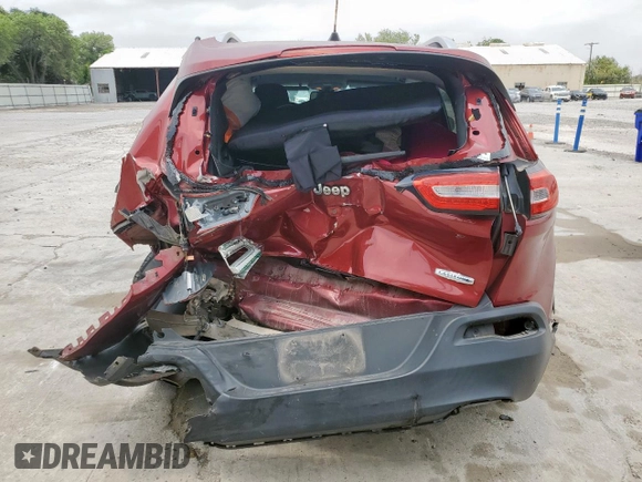2016 Jeep Cherokee Latitude with VIN 1C4PJLCB8GW377953, listed as a Copart auction lot 57815025 with 143,848 mi miles and Salvage title. Bid and sale history available at DreamBid. Image 6.