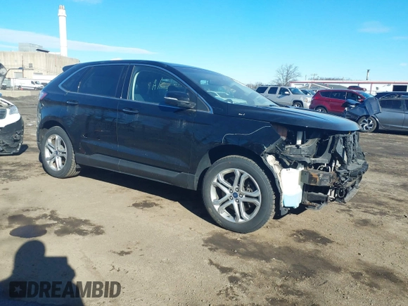 2018 Ford Edge Titanium with VIN 2FMPK4K85JBC24363, listed as a IAAI auction lot 41597055 with 46,451 mi miles. Bid and sale history available at carsss.com. Image 1.
