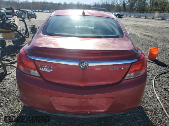 2013 Buick Regal with VIN 2G4GR5ER7D9133130, listed as a Copart auction lot 82156224 with 106,212 mi miles and Salvage Title. Bid and sale history available at carsss.com. Image 6.