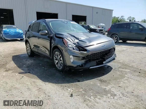2020 Ford Escape Titanium Hybrid with VIN 1FMCU0DZ5LUA68913, listed as a Copart auction lot 57306055 with 57,711 mi miles and Non repairable. Bid and sale history available at DreamBid. Image 14.