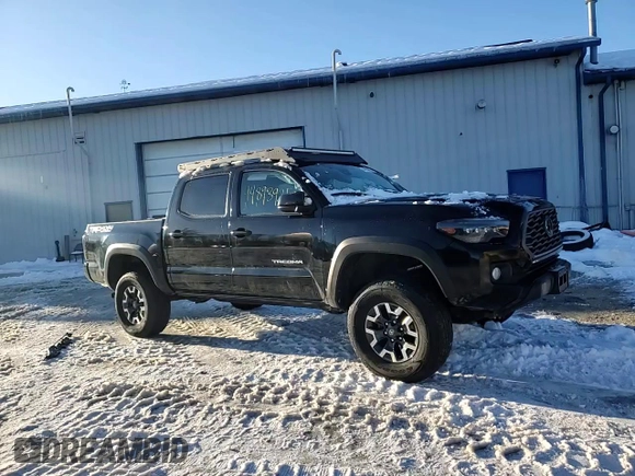2021 Toyota Tacoma 4WD SR with VIN 3TMCZ5AN6MM427731, listed as a Copart auction lot 44893925 with 42,995 mi miles and Salvage Title. Bid and sale history available at carsss.com. Image 11.