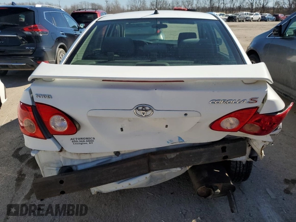 2006 Toyota Corolla CE with VIN 1NXBR32E26Z690601, listed as a Copart auction lot 46422565 with 181,207 mi miles and Non repairable. Bid and sale history available at DreamBid. Image 6.
