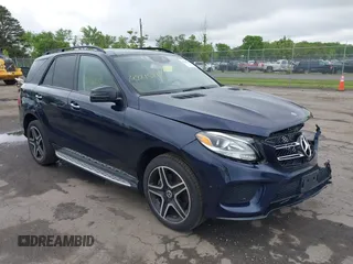 2018 Mercedes-Benz GLE 350 with VIN 4JGDA5JB0JB169450, listed as a IAAI auction lot 42215212 with 108,393 mi miles and . Bid and sale history available at DreamBid. Image 1.