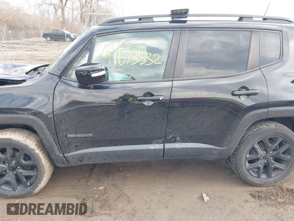2018 Jeep Renegade Latitude with VIN ZACCJBBB5JPH00547, listed as a IAAI auction lot 41673532 with 88,167 mi miles and . Bid and sale history available at DreamBid. Image 14.