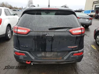 2017 Jeep Cherokee Trailhawk L Plus with VIN 1C4PJMBS9HW537640, listed as a Copart auction lot 84491674 with 121,396 mi miles and Clean Title. Bid and sale history available at carsss.com. Image 6.