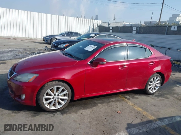 2009 Lexus IS 250 with VIN JTHBK262X95099772, listed as a IAAI auction lot 41625820 with 86,807 mi miles. Bid and sale history available at carsss.com. Image 14.