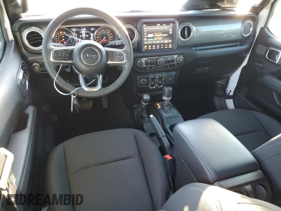 2023 Jeep Wrangler Sahara with VIN 1C4HJXEN1PW598815, listed as a Copart auction lot 42964275 with 29,458 mi miles and Salvage Title. Bid and sale history available at carsss.com. Image 8.
