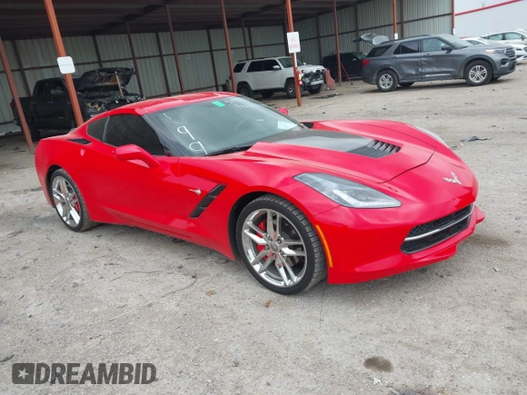 2018 Chevrolet Corvette 1LT with VIN 1G1YB2D75J5101256, listed as a IAAI auction lot 41912771 with 23,160 mi miles. Bid and sale history available at carsss.com. Image 1.