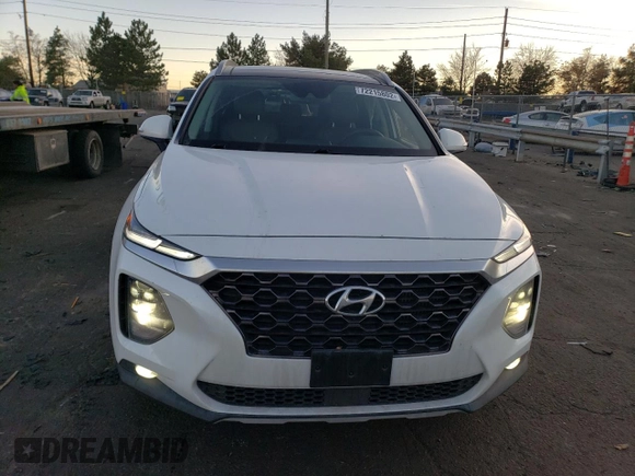 2020 Hyundai Santa Fe SEL with VIN 5NMS3CAA6LH162292, listed as a Copart auction lot 72215802 with 39,803 mi miles and . Bid and sale history available at DreamBid. Image 5.