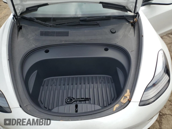 2023 Tesla Model 3 with VIN 5YJ3E1EA0PF575488, listed as a Copart auction lot 56889115 with 18,677 mi miles and Clean title. Bid and sale history available at DreamBid. Image 11.