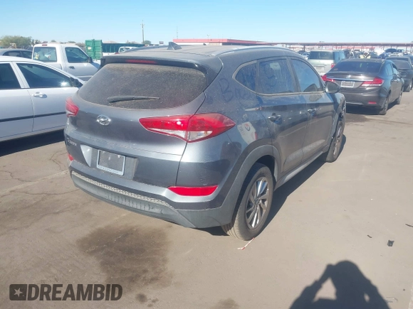 2018 Hyundai Tucson SEL z VIN KM8J33A42JU681606, wystawiony jako IAAI lot #41067514 z przebiegiem 150 119 mil mil oraz . Historia ofert i sprzedaży dostępna na DreamBid. Obrazek 4.
