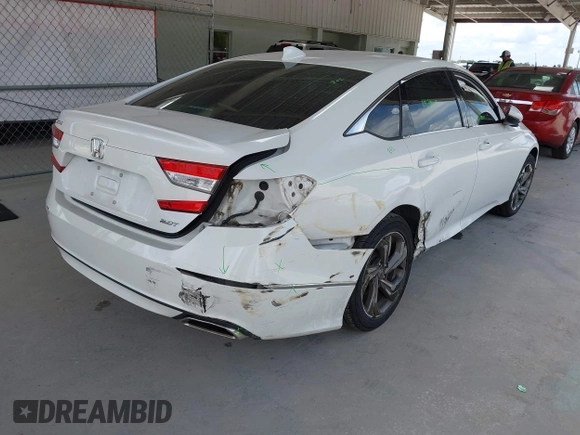 2018 Honda Accord EX-L z VIN 1HGCV2F55JA035062, wystawiony jako IAAI lot #42655072 z przebiegiem 55 437 mil mil oraz . Historia ofert i sprzedaży dostępna na DreamBid. Obrazek 4.