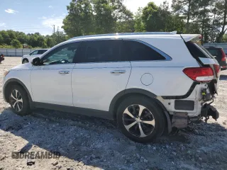 2018 Kia Sorento EX z VIN 5XYPH4A52JG419049, wystawiony jako Copart lot #55470755 z przebiegiem 145 081 mil mil oraz Szkoda całkowita • Salvage title. Historia ofert i sprzedaży dostępna na DreamBid. Obrazek 2.