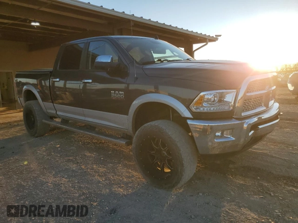 2016 Ram 2500 Laramie with VIN 3C6UR5FL8GG203317, listed as a Copart auction lot 47223325 with 213,723 mi miles and Salvage Title. Bid and sale history available at carsss.com. Image 4.