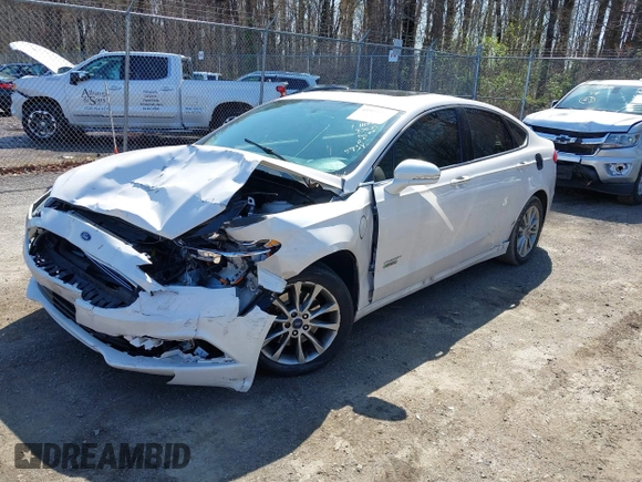 2018 Ford Fusion Energi SE with VIN 3FA6P0PU9JR105934, listed as a IAAI auction lot 41935227 with 149,863 mi miles. Bid and sale history available at carsss.com. Image 2.
