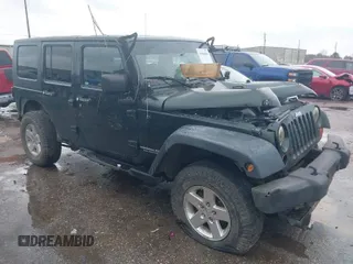 2010 Jeep Wrangler Unlimited Sport with VIN 1J4BA3H16AL163816, listed as a IAAI auction lot 41556866 with 160,224 mi miles. Bid and sale history available at carsss.com. Image 1.