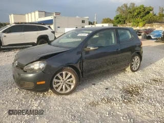 2012 Volkswagen Golf with VIN WVWBB7AJXCW082128, listed as a Copart auction lot 47961205 with 38,085 mi miles and Salvage Title. Bid and sale history available at carsss.com. Image 1.