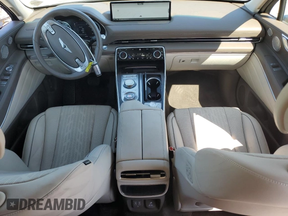 2024 Genesis GV80 with VIN KMUHBDSB2RU200772, listed as a Copart auction lot 61244085 with 22,296 mi miles and Salvage title. Bid and sale history available at DreamBid. Image 8.