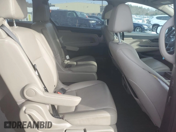2022 Honda Odyssey EX-L with VIN 5FNRL6H72NB000481, listed as a Copart auction lot 43406015 with 43,353 mi miles and Salvage Title. Bid and sale history available at DreamBid. Image 11.