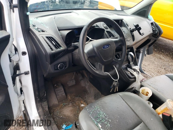 2017 Ford Transit Connect XL with VIN NM0LS6E79H1300557, listed as a Copart auction lot 58524483 with 62,419 mi miles and Salvage title. Bid and sale history available at DreamBid. Image 8.