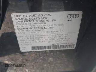 2016 Audi Q5 Premium z VIN WA1C2AFP5GA051381, wystawiony jako IAAI lot #42559055 z przebiegiem 132 841 mil mil oraz . Historia ofert i sprzedaży dostępna na DreamBid. Obrazek 9.