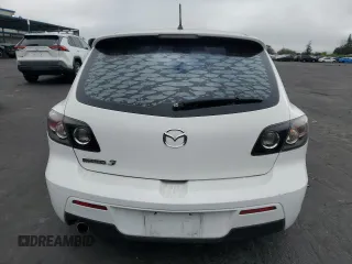 2008 Mazda 3 S GT with VIN JM1BK344X81163665, listed as a Copart auction lot 53690955 with 184,056 mi miles and Salvage Title. Bid and sale history available at DreamBid. Image 6.