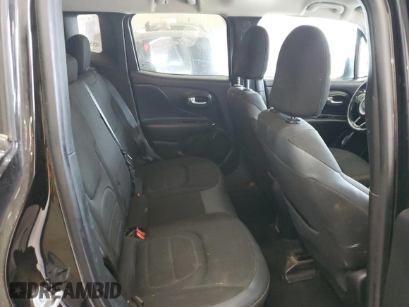 2017 Jeep Renegade Altitude with VIN ZACCJBBB0HPE64660, listed as a Copart auction lot 58768965 with 127,278 mi miles and Salvage title. Bid and sale history available at DreamBid. Image 11.