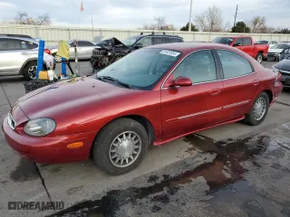1998 Mercury Sable GS with VIN 1MEFM50U5WG609629, listed as a Copart auction lot 81637854 with 86,230 mi miles and Salvage Title. Bid and sale history available at carsss.com. Image 1.