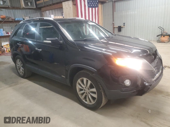 2011 Kia Sorento EX with VIN 5XYKUDA24BG091405, listed as a Copart auction lot 51503915 with 187,808 mi miles and Salvage Title. Bid and sale history available at carsss.com. Image 4.