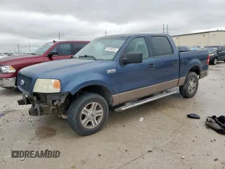 2005 Ford F-150 XLT with VIN 1FTRW12W45KF16063, listed as a Copart auction lot 55158155 with 2,141,175 mi miles and Clean Title. Bid and sale history available at carsss.com. Image 1.