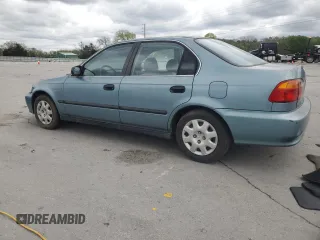 1999 Honda Civic LX with VIN 1HGEJ6577XL006237, listed as a Copart auction lot 52331625 with 279,787 mi miles and Clean Title. Bid and sale history available at carsss.com. Image 2.