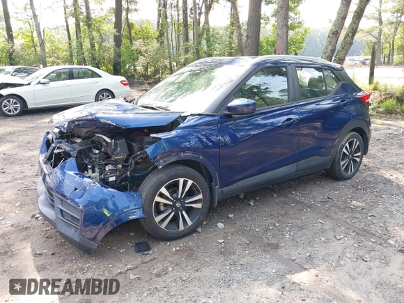 2018 Nissan Kicks SV with VIN 3N1CP5CU0JL534210, listed as a IAAI auction lot 42487662 with 56,227 mi miles and . Bid and sale history available at DreamBid. Image 2.