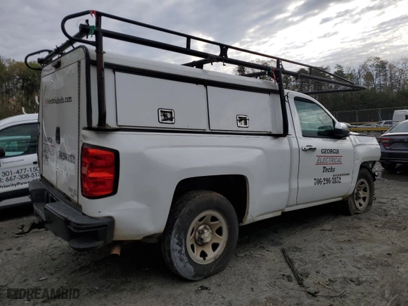 2015 Chevrolet Silverado 1500 Work Truck with VIN 1GCNCPEC6FZ241882, listed as a Copart auction lot 53078575 with 225,740 mi miles and Salvage Title. Bid and sale history available at carsss.com. Image 3.