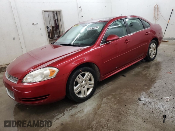 2014 Chevrolet Impala LT with VIN 2G1WB5E38E1135252, listed as a Copart auction lot 50361135 with 134,049 mi miles and Clean Title. Bid and sale history available at DreamBid. Image 1.