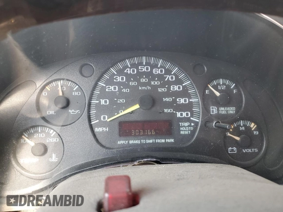 2000 GMC Safari z VIN 1GDDM19W3YB518506, wystawiony jako Copart lot #80923314 z przebiegiem 303 166 mil mil oraz Szkody całkowita. Historia ofert i sprzedaży dostępna na DreamBid. Obrazek 9.