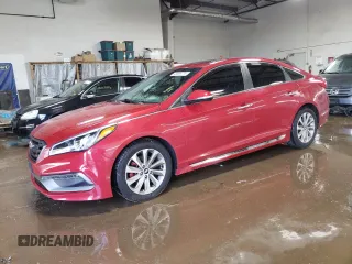 2017 Hyundai Sonata Sport with VIN 5NPE34AF5HH584093, listed as a Copart auction lot 48558775 with 54,950 mi miles and Salvage Title. Bid and sale history available at carsss.com. Image 1.