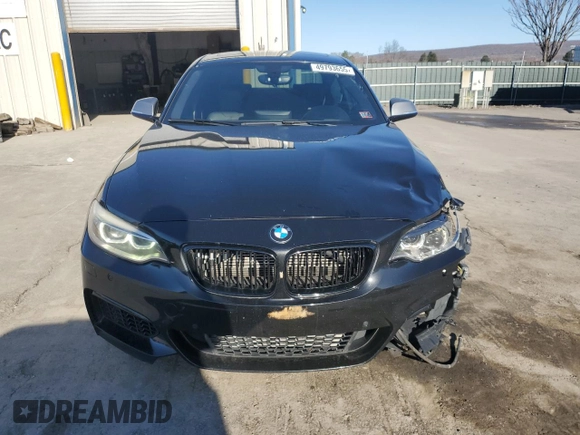 2015 BMW 2 Series M235i xDrive with VIN WBA1J9C58FVX98415, listed as a Copart auction lot 49793655 with 110,169 mi miles and Salvage Title. Bid and sale history available at DreamBid. Image 5.