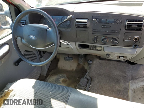 2007 Ford F-250 XL with VIN 1FTNF21567EB06167, listed as a Copart auction lot 68421444 with 51,153 mi miles and Salvage Title. Bid and sale history available at DreamBid. Image 8.