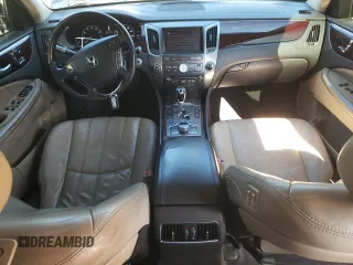 2013 Hyundai Equus Signature with VIN KMHGH4JH5DU058196, listed as a Copart auction lot 87376654 with 120,804 mi miles and Salvage Title. Bid and sale history available at DreamBid. Image 8.