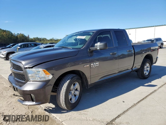 2019 Ram 1500 Classic Tradesman with VIN 1C6RR6FT7KS702106, listed as a Copart auction lot 80469244 with 64,971 mi miles and Salvage Title. Bid and sale history available at carsss.com. Image 1.