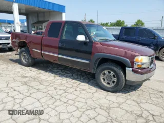 2001 GMC Sierra 1500 SLE with VIN 1GTEK19T71E172257, listed as a Copart auction lot 60204105 with 244,741 mi miles and Clean title. Bid and sale history available at DreamBid. Image 4.