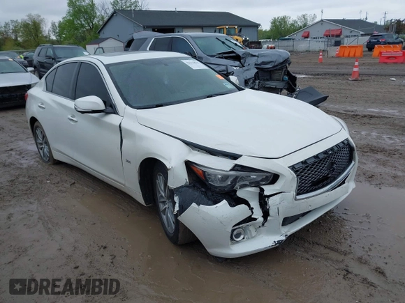 2017 Infiniti Q50 Premium with VIN JN1EV7AR4HM837046, listed as a IAAI auction lot 42213562 with 111,244 mi miles and . Bid and sale history available at DreamBid. Image 1.