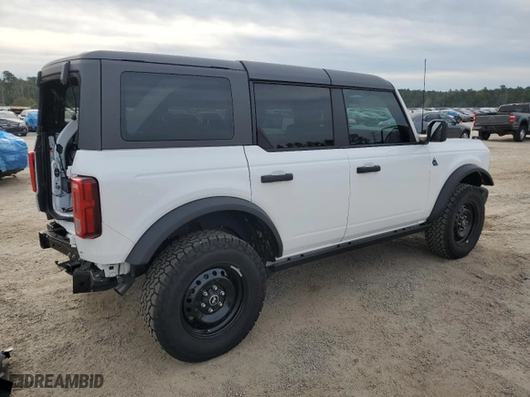 2023 Ford Bronco with VIN 1FMDE5BH5PLC16708, listed as a Copart auction lot 74107284 with 9,594 mi miles and Salvage Title. Bid and sale history available at carsss.com. Image 3.