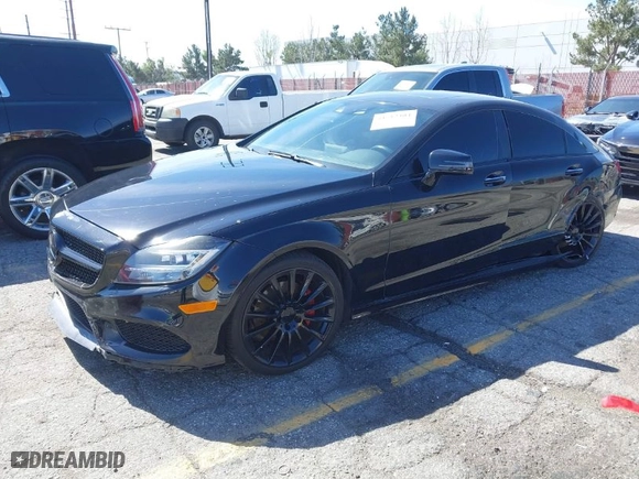 2016 Mercedes-Benz CLS with VIN WDDLJ6FB1GA162459, listed as a IAAI auction lot 41712404 with 132,570 mi miles. Bid and sale history available at carsss.com. Image 2.
