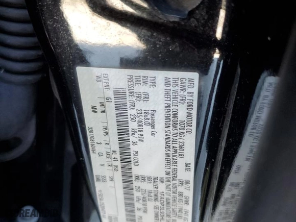 2017 Ford Focus ST with VIN 1FADP3L93HL331728, listed as a Copart auction lot 87671865 with 72,739 mi miles and Salvage Title. Bid and sale history available at carsss.com. Image 12.